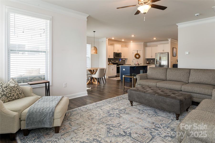 Furnished interior view inside a new home in Cantrell Hills, Hendersonville (Image 24).