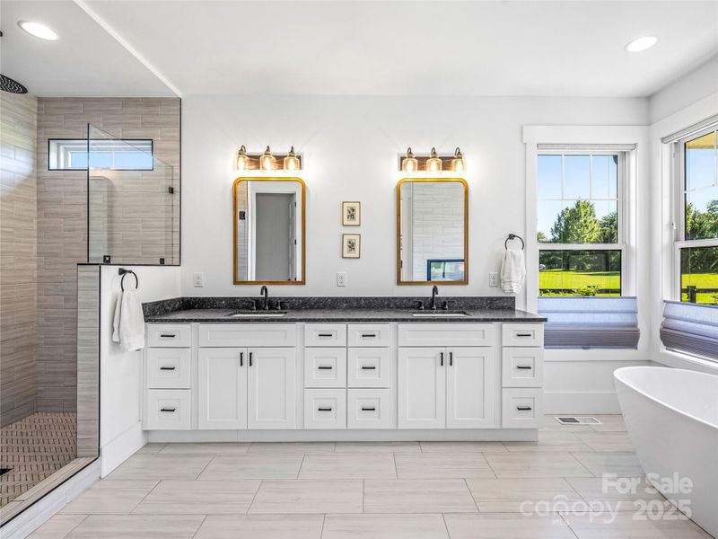 Furnished interior view inside a new home in , Mills River (Image 29).