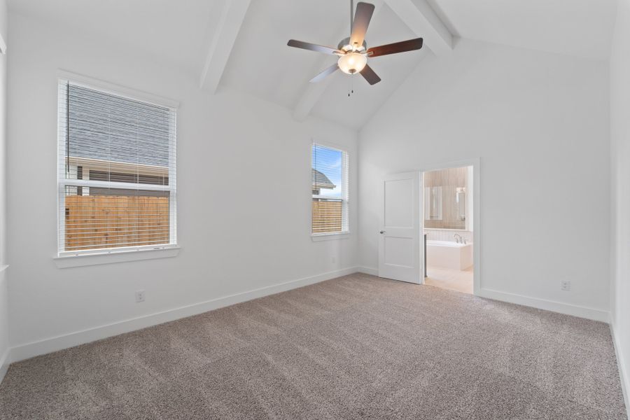 Representative unfurnished interior of a home built from the Augusta by Chesmar Homes in Riceland, Mont Belvieu (Image 12). Representative unfurnished interior of a home built from the Augusta by Chesmar Homes in Riceland, Mont Belvieu (Image 12).