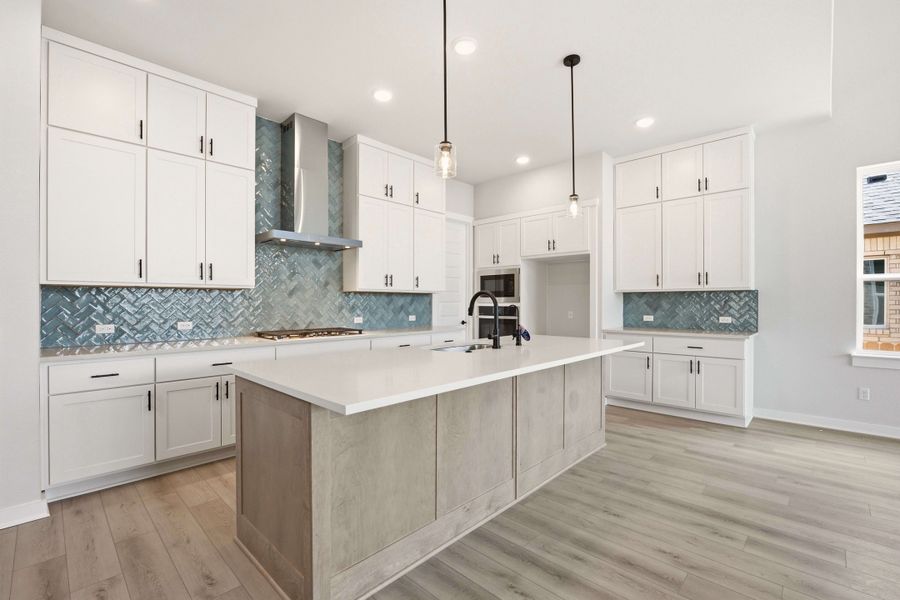 Furnished interior view inside a new home in Heritage, Dripping Springs (Image 12).
