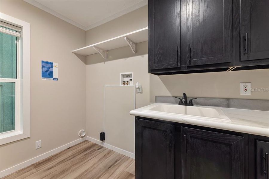 Furnished interior view inside a new home in , Okeechobee (Image 4).