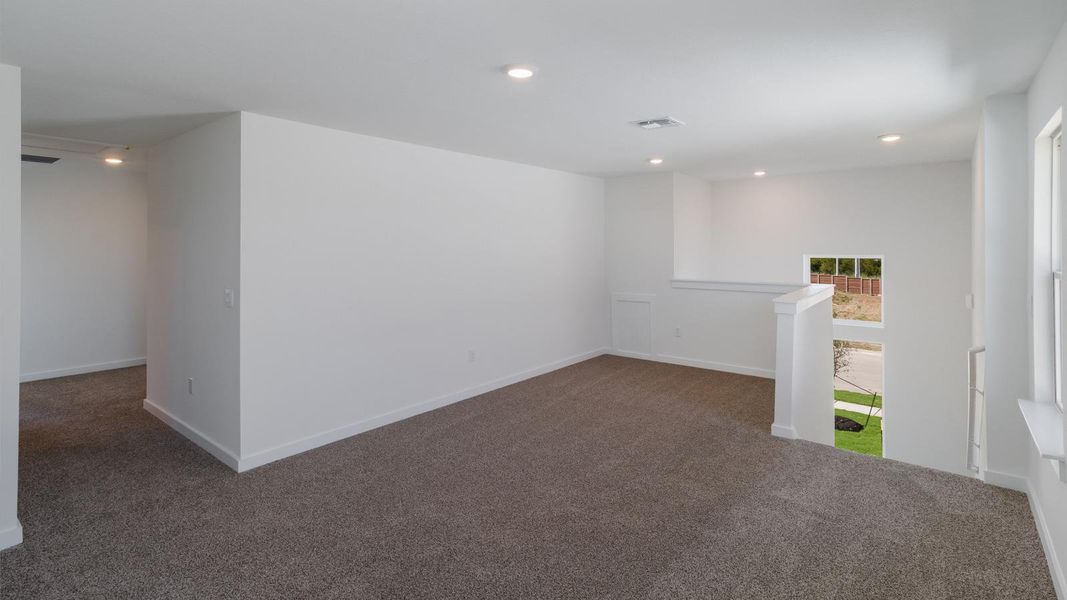 Spacious, unfurnished interior of a new home in Trails at Wildhorse, Austin (Image 14).