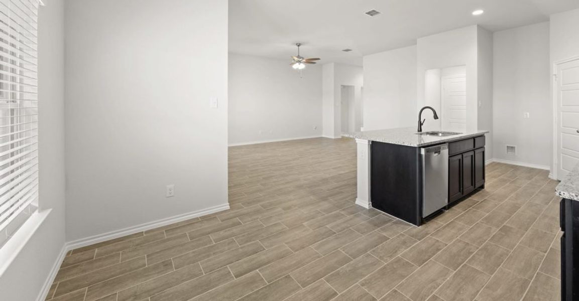 Representative exterior photo of a completed home built from the Pembridge II by Impression Homes in Mountain Valley, Burleson, TX (Image 9). Representative exterior photo of a completed home built from the Pembridge II by Impression Homes in Mountain Valley, Burleson, TX (Image 9).