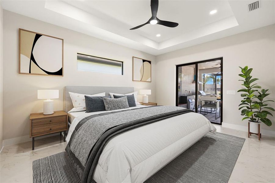 Furnished interior view inside a new home in , Cape Coral (Image 7).