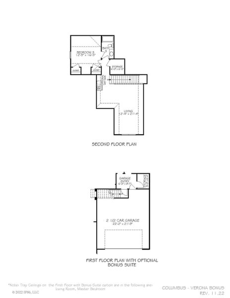 2D floor plan layout for the Verona by Epcon Communities in The Grove at Haven Hill, Lenoir City, TN (Image 5). 2D floor plan layout for the Verona by Epcon Communities in The Grove at Haven Hill, Lenoir City, TN (Image 5).