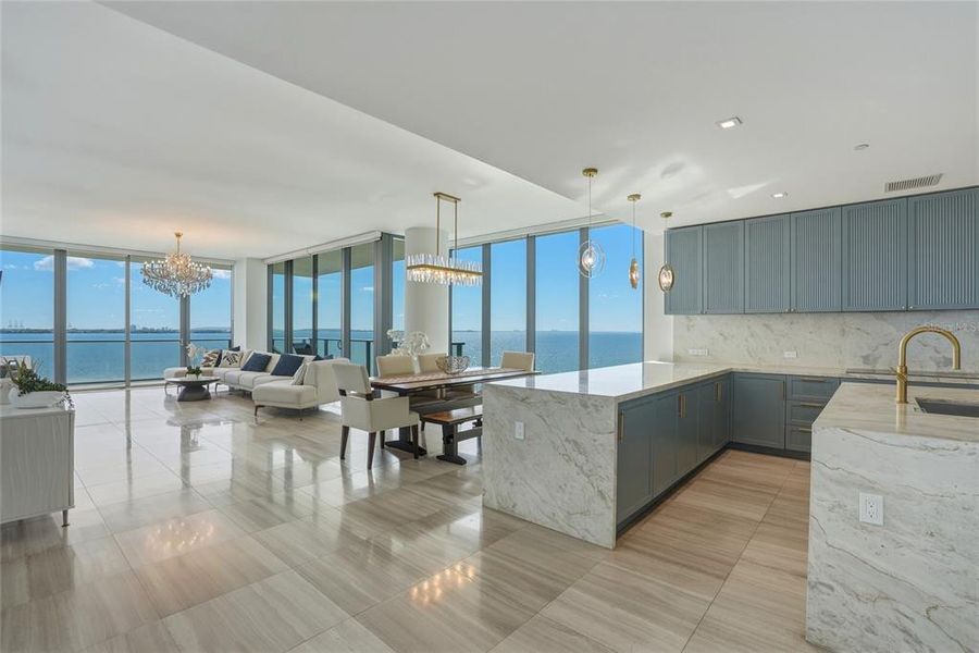 Furnished interior view inside a new home in , Tampa (Image 11).