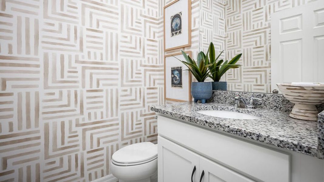 Powder Room | Cape | Hodges Reserve | New Homes In Howey-in-the-Hills, FL by Landsea Homes Powder Room | Cape | Hodges Reserve | New Homes In Howey-in-the-Hills, FL by Landsea Homes