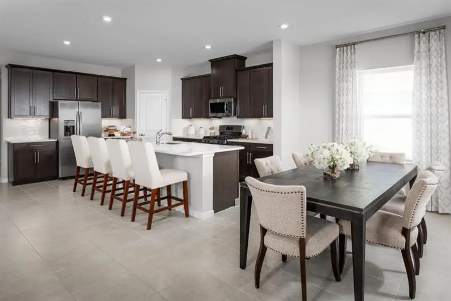 Representative furnished interior of a home built from the Oakton by Ryan Homes in Copperleaf, Ocala (Image 3).