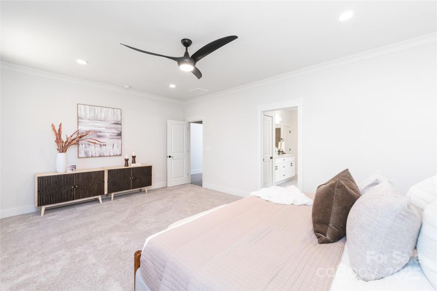 Furnished interior view inside a new home in , Hickory (Image 30).