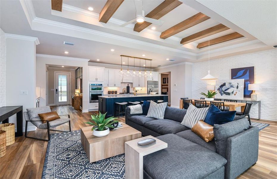 Furnished interior view inside a new home in Del Webb Sunchase, Parrish (Image 5).