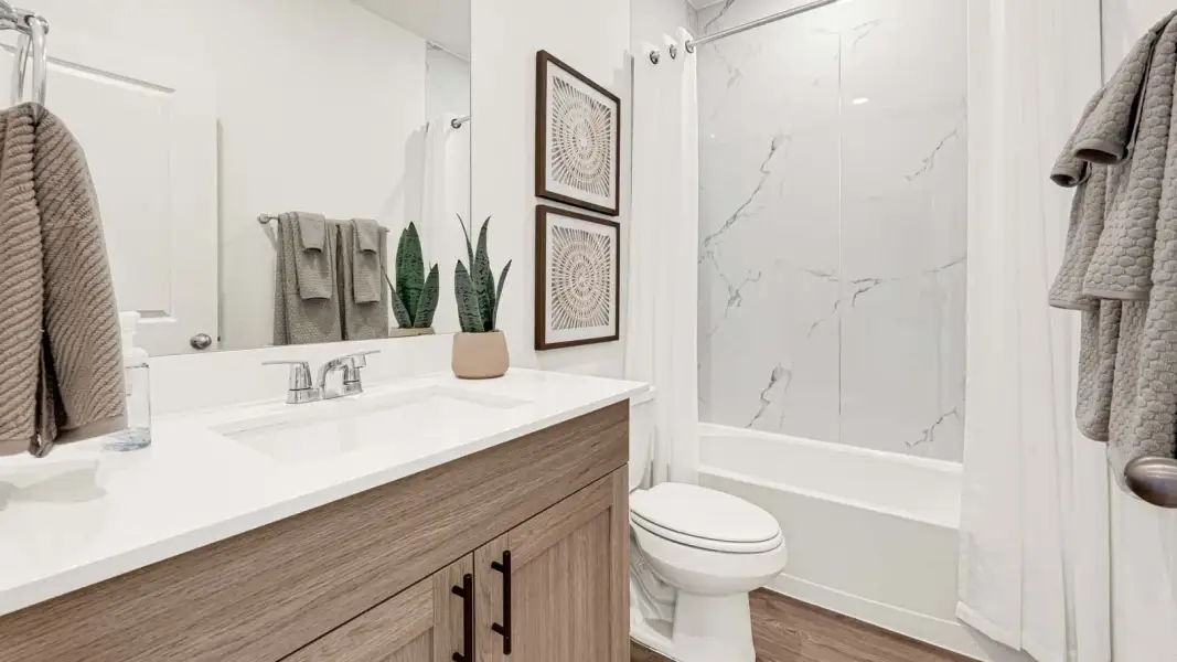 Furnished interior view inside a new home in Evergreen, Rosenberg (Image 15).