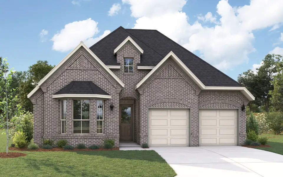 Representative exterior photo of a completed home built from the Bianca by Mattamy Homes in Spiritas Ranch, Little Elm, TX (Image 3). Representative exterior photo of a completed home built from the Bianca by Mattamy Homes in Spiritas Ranch, Little Elm, TX (Image 3).