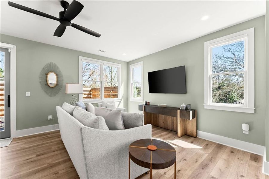 Furnished interior view inside a new home in , Gainesville (Image 16).