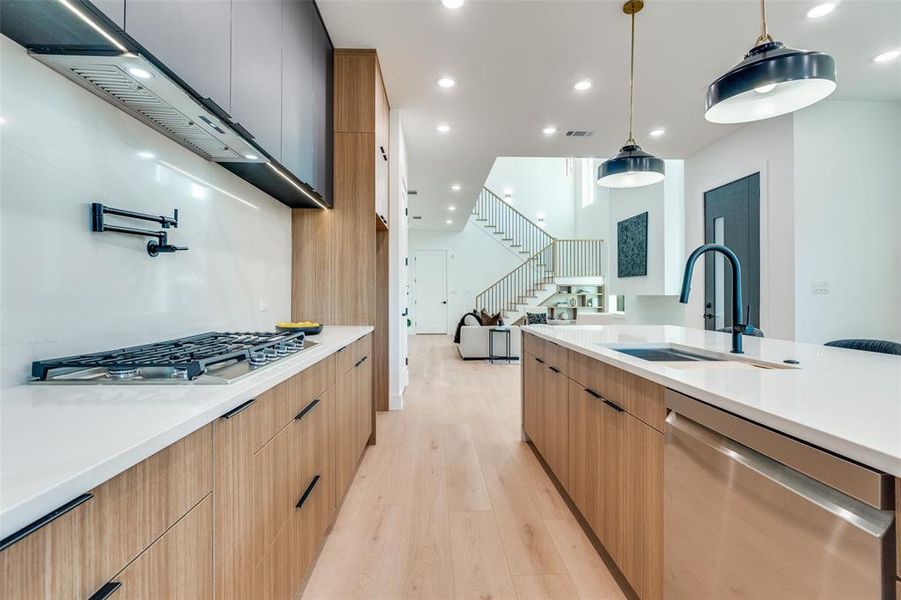 Furnished interior view inside a new home in , Dallas (Image 31).