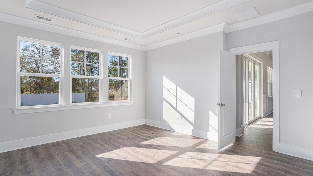 Spacious, unfurnished interior of a new home in Coastal Farms, Conway (Image 12). Spacious, unfurnished interior of a new home in Coastal Farms, Conway (Image 12).