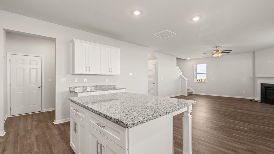 Furnished interior view inside a new home in Highland Hills, Graniteville (Image 8).