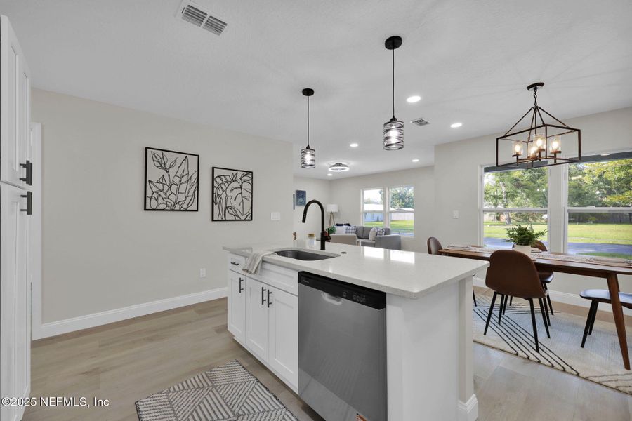 Furnished interior view inside a new home in , Jacksonville (Image 35). Furnished interior view inside a new home in , Jacksonville (Image 35).