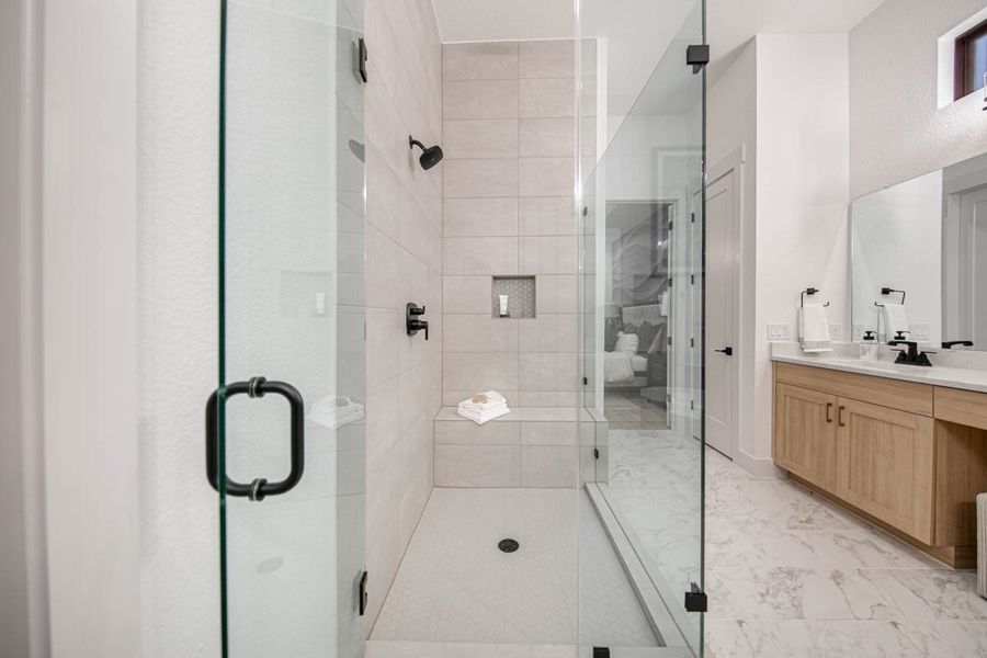 Furnished interior view inside a new home in Sweetwater, Austin (Image 37).