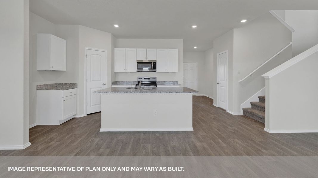 Representative furnished interior of a home built from the The Midland by D.R. Horton in Arroyo Ranch, Seguin (Image 6).
