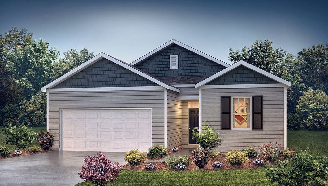 Representative exterior photo of a completed home built from the Macon by D.R. Horton in Patton Cove, Clyde, NC (Image 2).