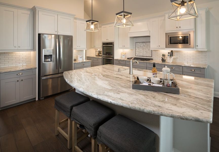 Furnished interior view inside a new home in ARTAVIA, Conroe (Image 16).