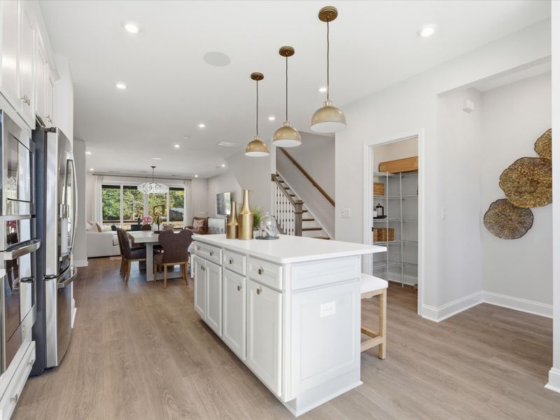 Furnished interior view inside a new home in Bellflower, Charlotte (Image 14).