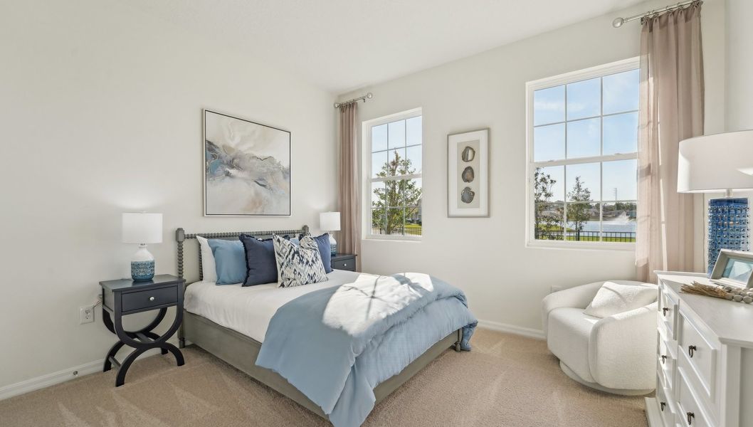 Representative furnished interior of a home built from the Delray by D.R. Horton in Abbott Park, Zephyrhills (Image 22).