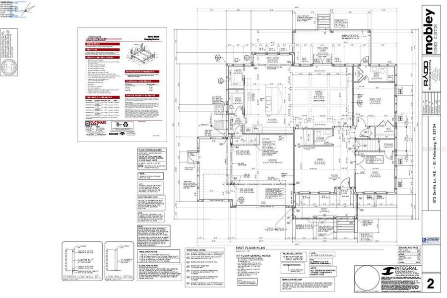 2D floor plan layout of this home in , St. Petersburg, FL (Image 3).