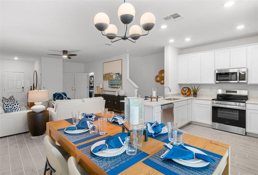 Furnished interior view inside a new home in , Ocala (Image 12).