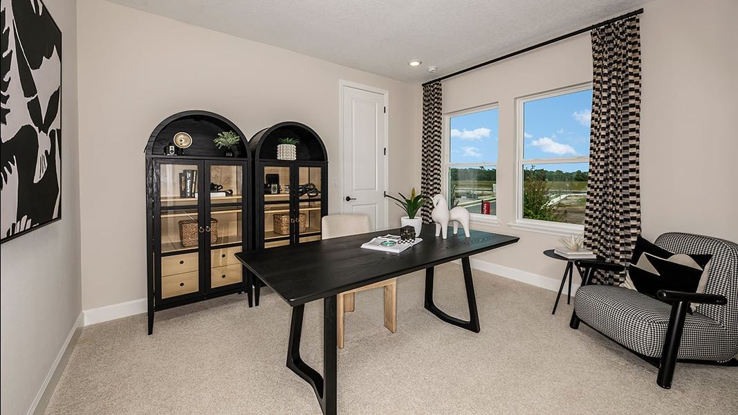 Representative furnished interior of a home built from the Bimini by Taylor Morrison in Ardisia Park, New Smyrna Beach (Image 41).