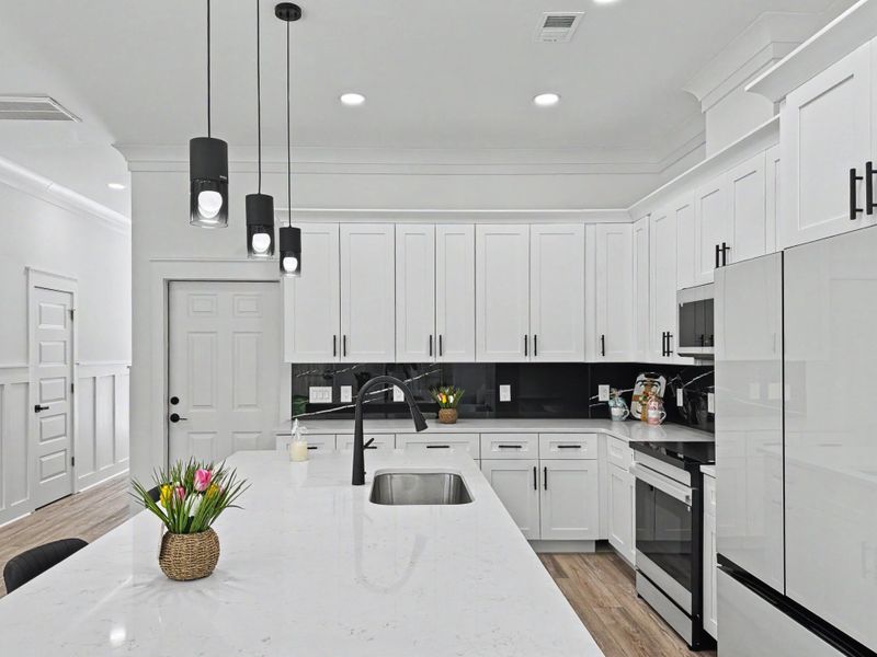 Furnished interior view inside a new home in , North Charleston (Image 19).