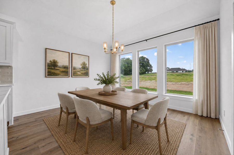 Furnished interior view inside a new home in Terra Vista Estates, Springtown (Image 8).