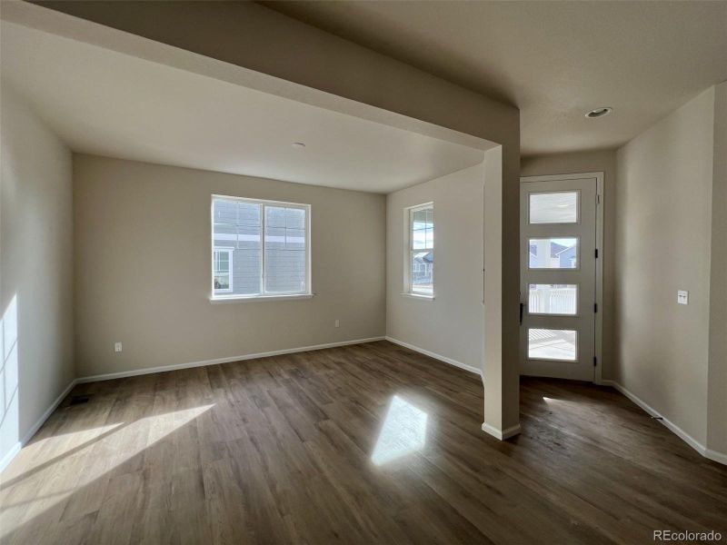 Spacious, unfurnished interior of a new home in The Aurora Highlands, Aurora (Image 14). Spacious, unfurnished interior of a new home in The Aurora Highlands, Aurora (Image 14).