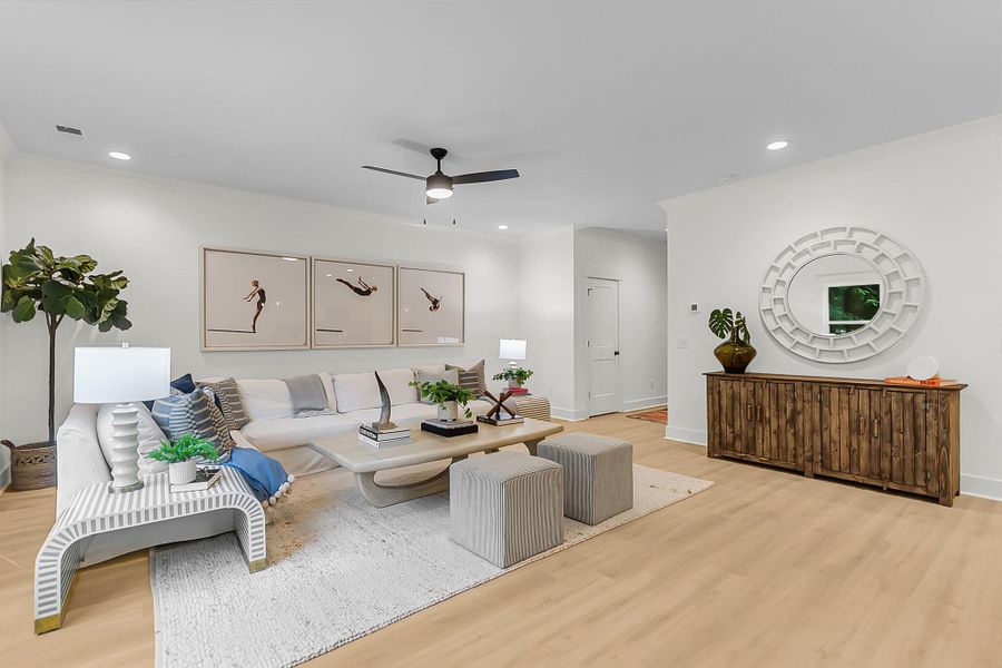 Furnished interior view inside a new home in , Charleston (Image 6).