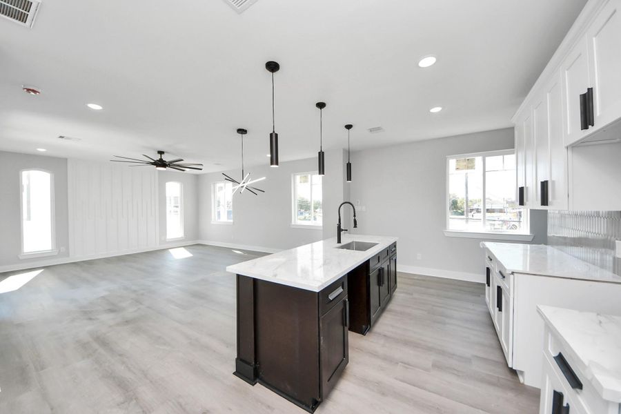 Furnished interior view inside a new home in , La Porte (Image 10). Furnished interior view inside a new home in , La Porte (Image 10).