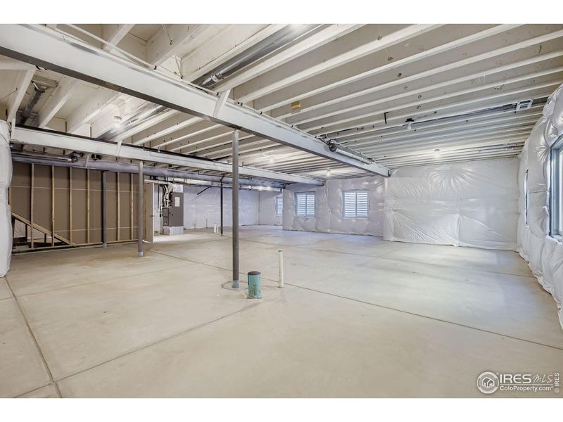 In-progress construction of a new home in RainDance, Windsor, CO (Image 25).