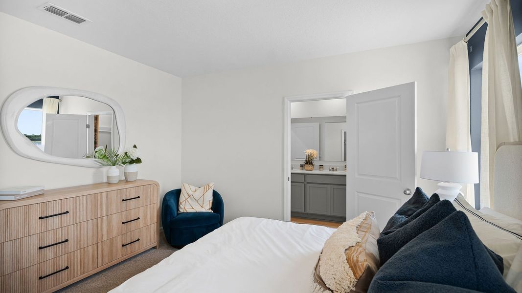 Furnished interior view inside a new home in Crosswinds, Haines City (Image 16).