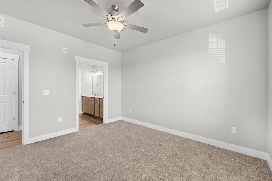 Representative unfurnished interior of a home built from the The Purdue by Landmark Homes in The Lakes at Centerra, Loveland (Image 14). Representative unfurnished interior of a home built from the The Purdue by Landmark Homes in The Lakes at Centerra, Loveland (Image 14).