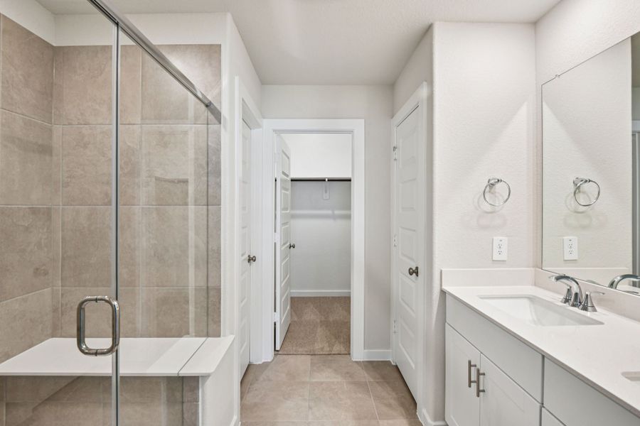 The Pinnacle floorplan in Mavera of Conroe, TX. The Pinnacle floorplan in Mavera of Conroe, TX.