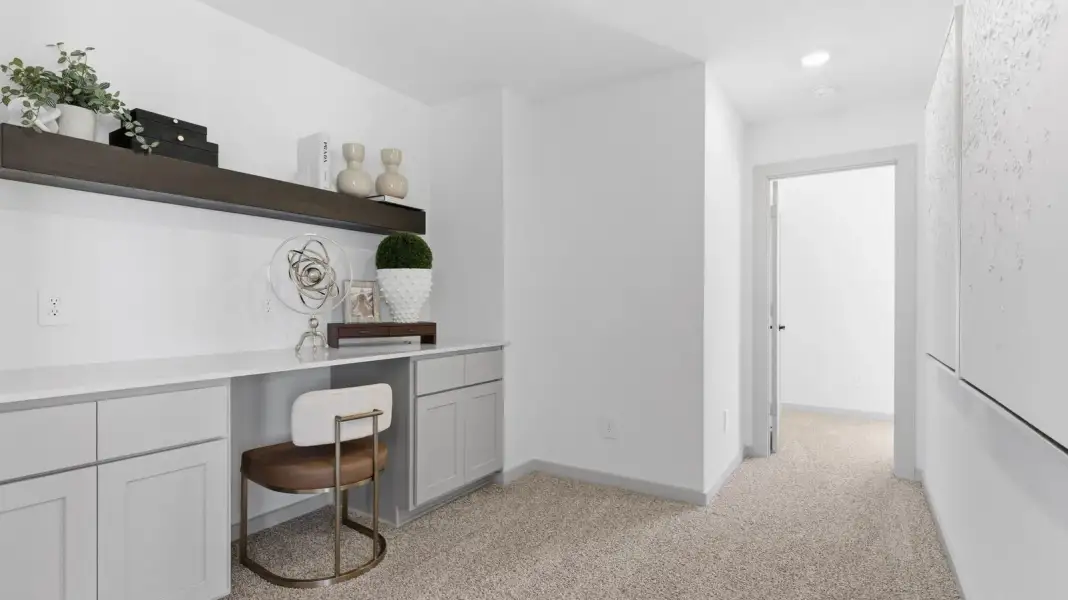 Furnished interior view inside a new home in Friendswood Trails 60' Homesites, Friendswood (Image 22).