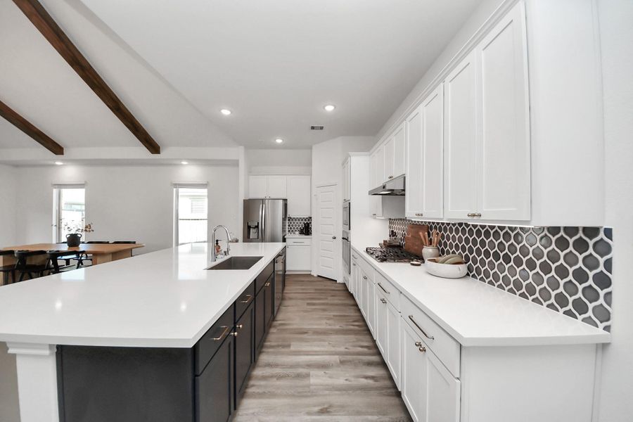 Furnished interior view inside a new home in Kings Mill, Kingwood (Image 5).