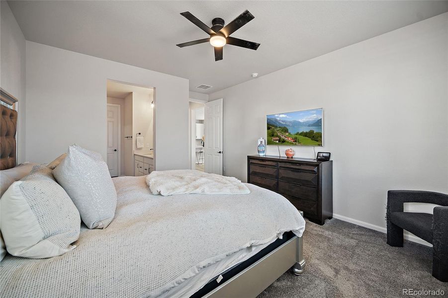 Furnished interior view inside a new home in Paint Brush Hills, Peyton (Image 31).