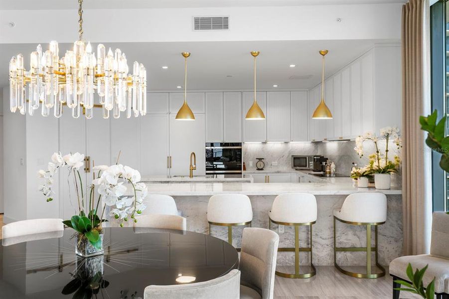 Furnished interior view inside a new home in , Tampa (Image 44).