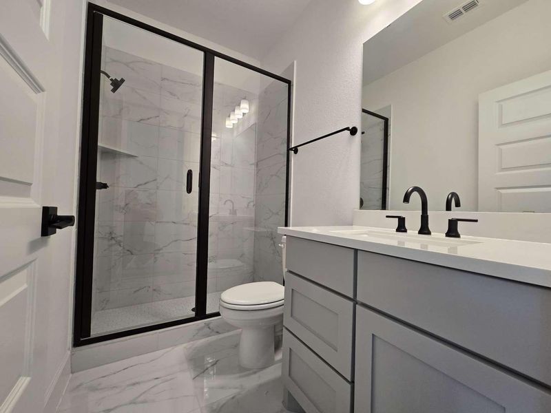 Furnished interior view inside a new home in , Richmond (Image 6).