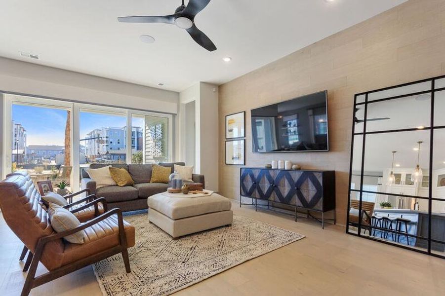 Furnished interior view inside a new home in , Summerville (Image 24).