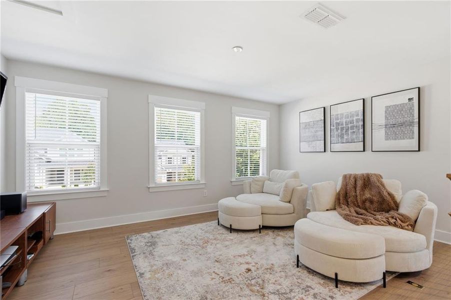 Furnished interior view inside a new home in , Flowery Branch (Image 13).