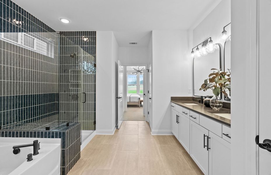 Furnished interior view inside a new home in Del Webb Southern Harmony, Murfreesboro (Image 29).