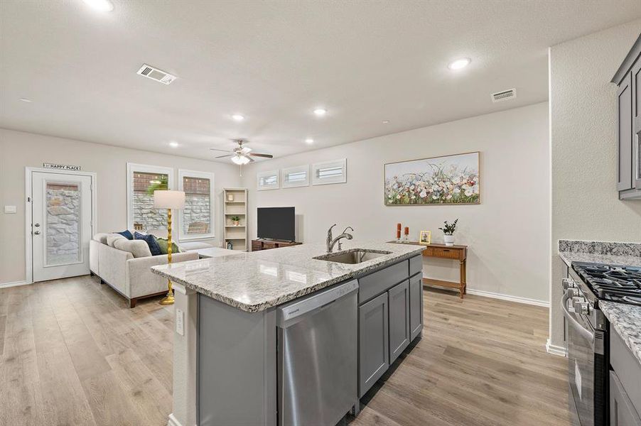 Furnished interior view inside a new home in , Fort Worth (Image 18).