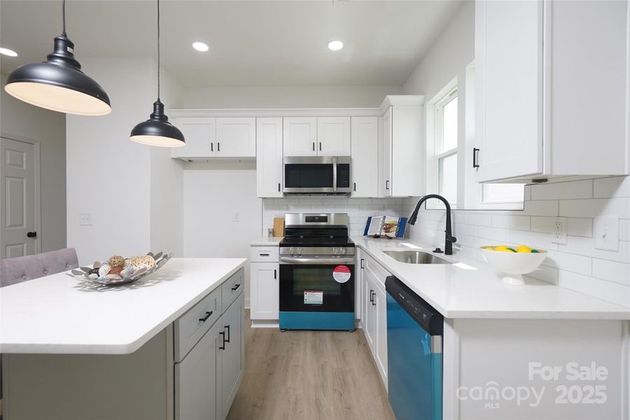 Furnished interior view inside a new home in , Charlotte (Image 18).