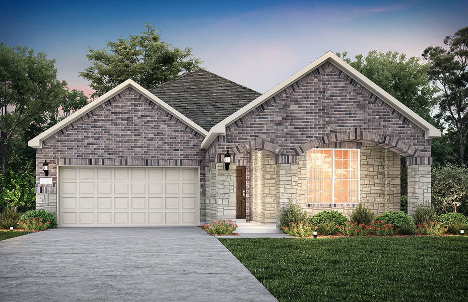 Representative exterior photo of a completed home built from the Orchard by Pulte Homes in Sonoma Verde, Rockwall, TX (Image 17).